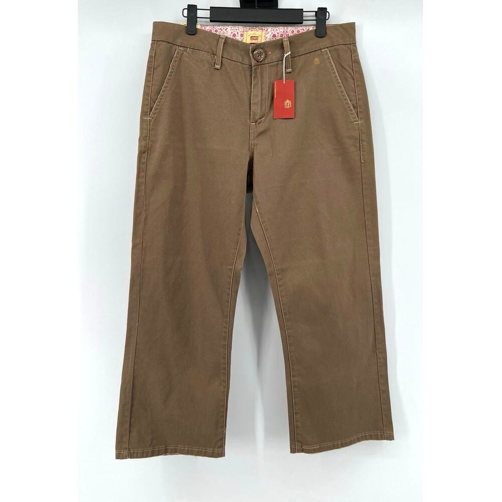 Vintage Levi's Tab Twills Brown Pants Women's Size 8 Brown Deadstock
